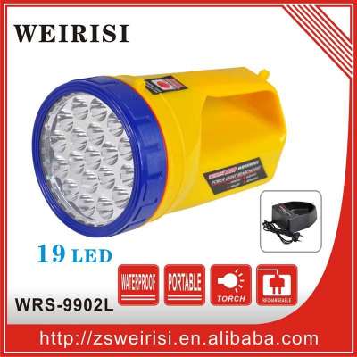 WEIRISI Applied bright large size waterproof rechargeable LED torch (WRS-9902L)