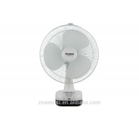 14" USB Rechargeable table fan with LED light mobile charger WRS-2914A